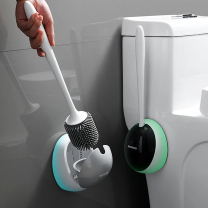 Wall-mounted silicone brush