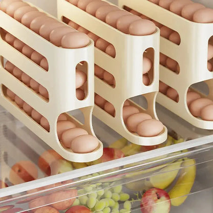 Space-saving egg container