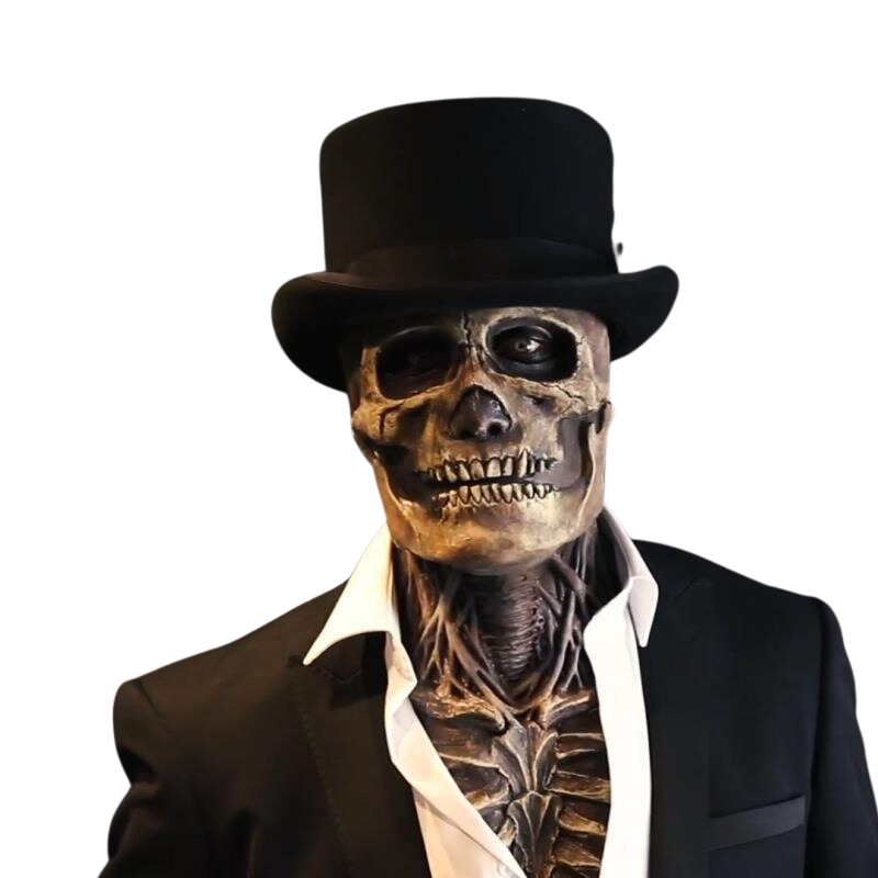 Skeleton face mask for Halloween