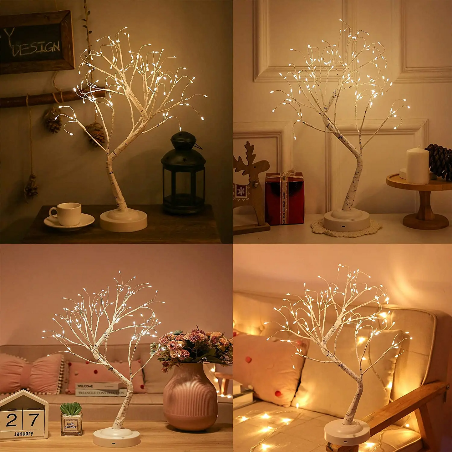 LED night light with stylish appeal