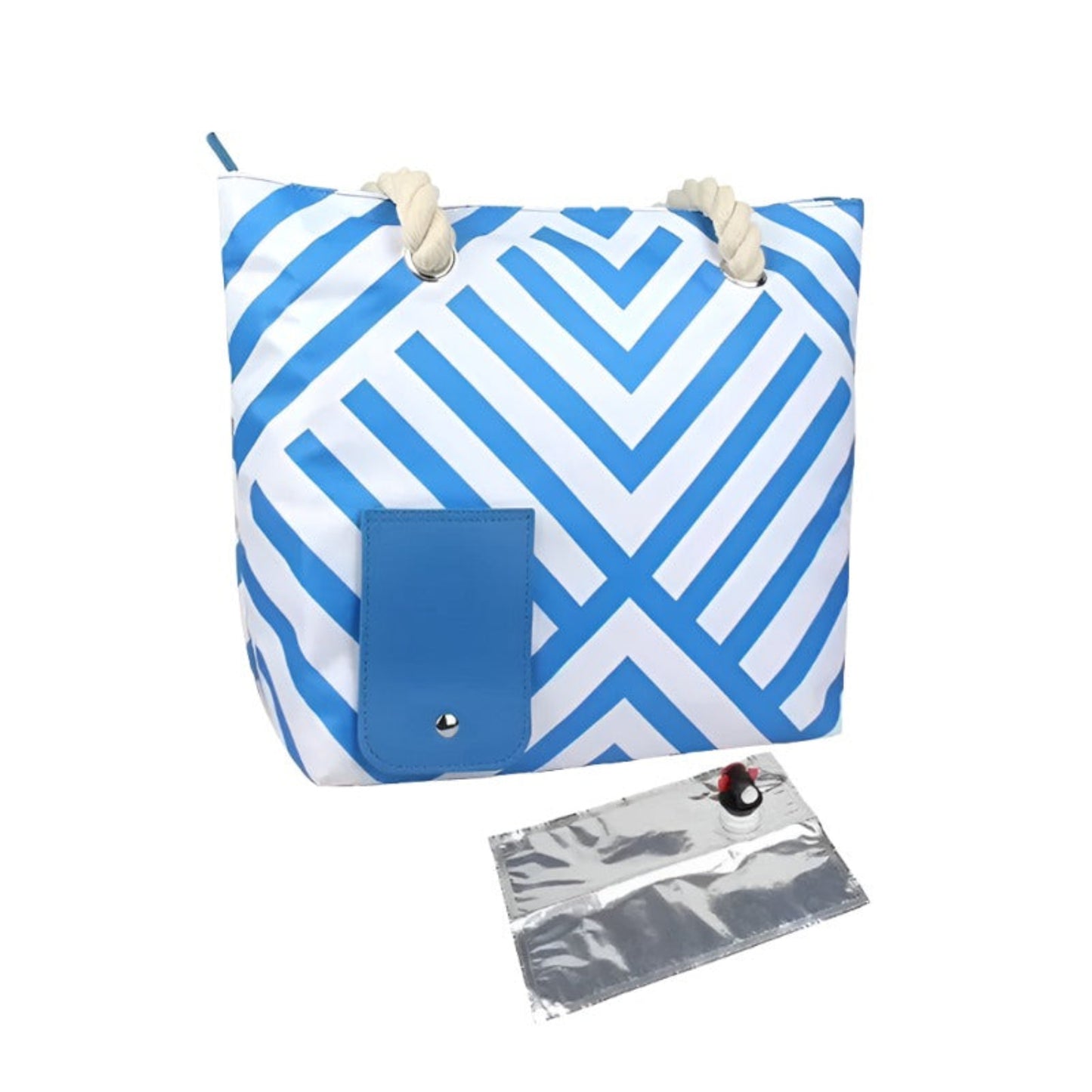 Beach Wine Tote Bag