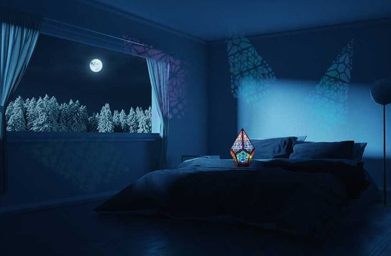 Artistic Bedroom Lighting