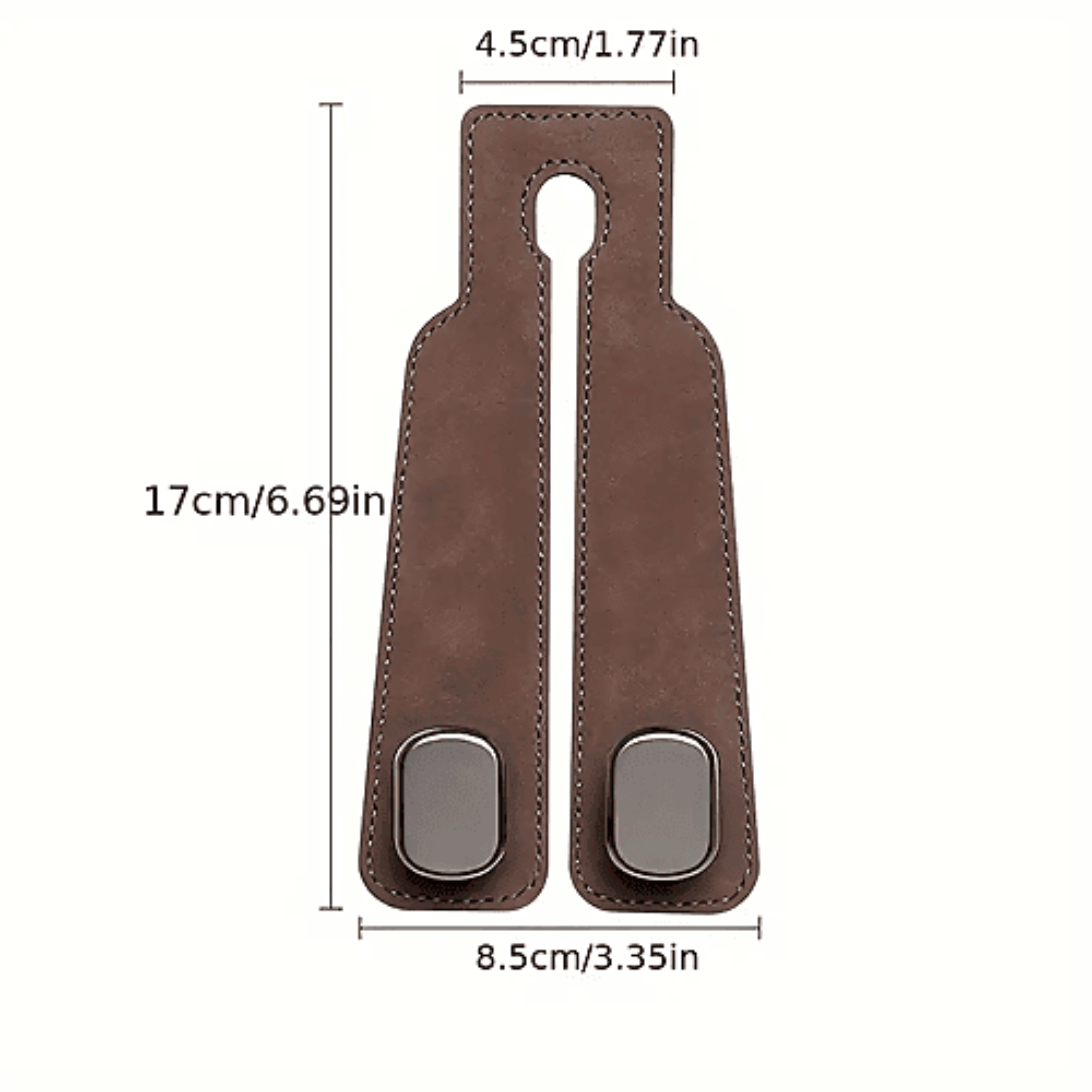 Durable car seat hook size