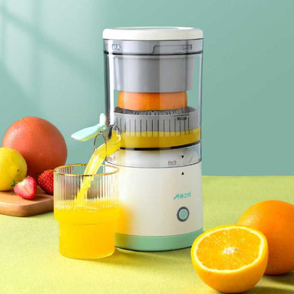 Electric Orange Juicer in action