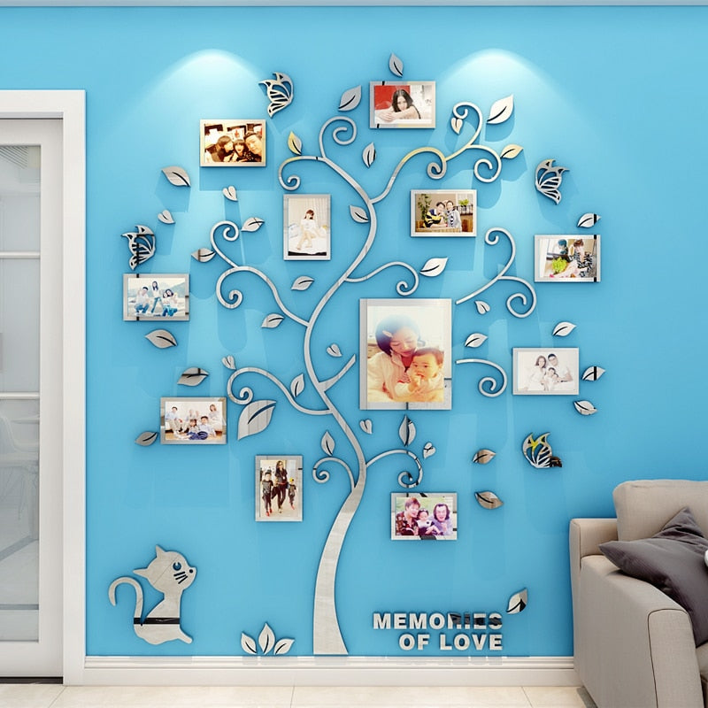 Family Tree Wall Decal Sticker Photo Frame PiBi Electronics & Home Accessories