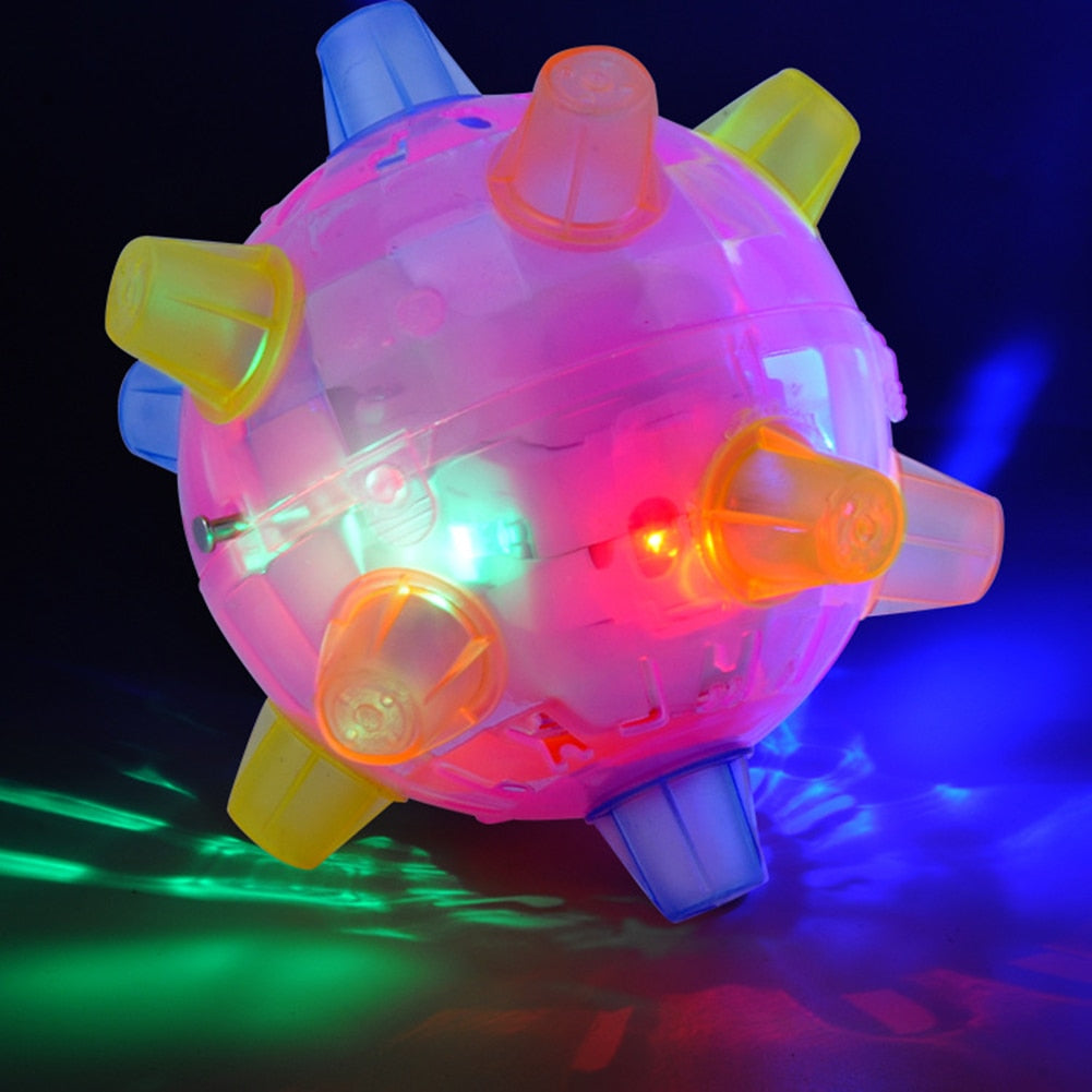 Light-up pet ball