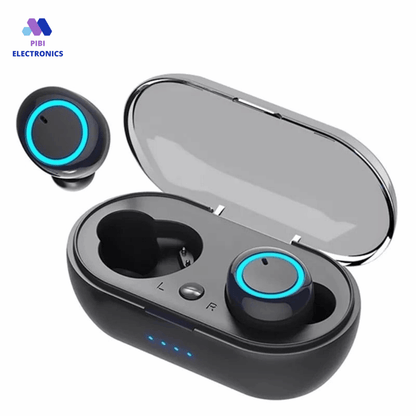 LED Display Wireless Bluetooth 5.0 Earbuds PiBi Electronics & Home Accessories