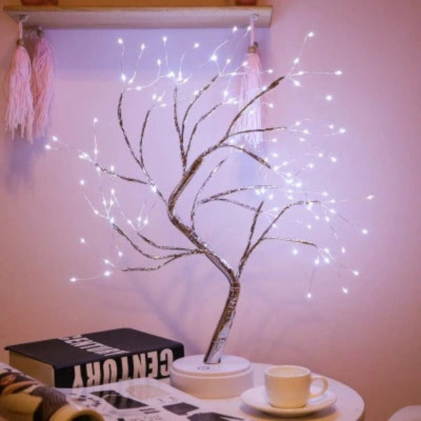 Tree-shaped night light for relaxation