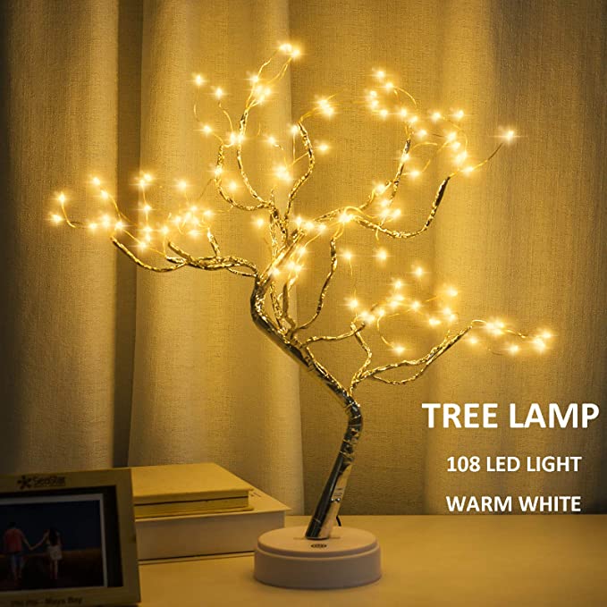 Unique LED tree decor for ambiance