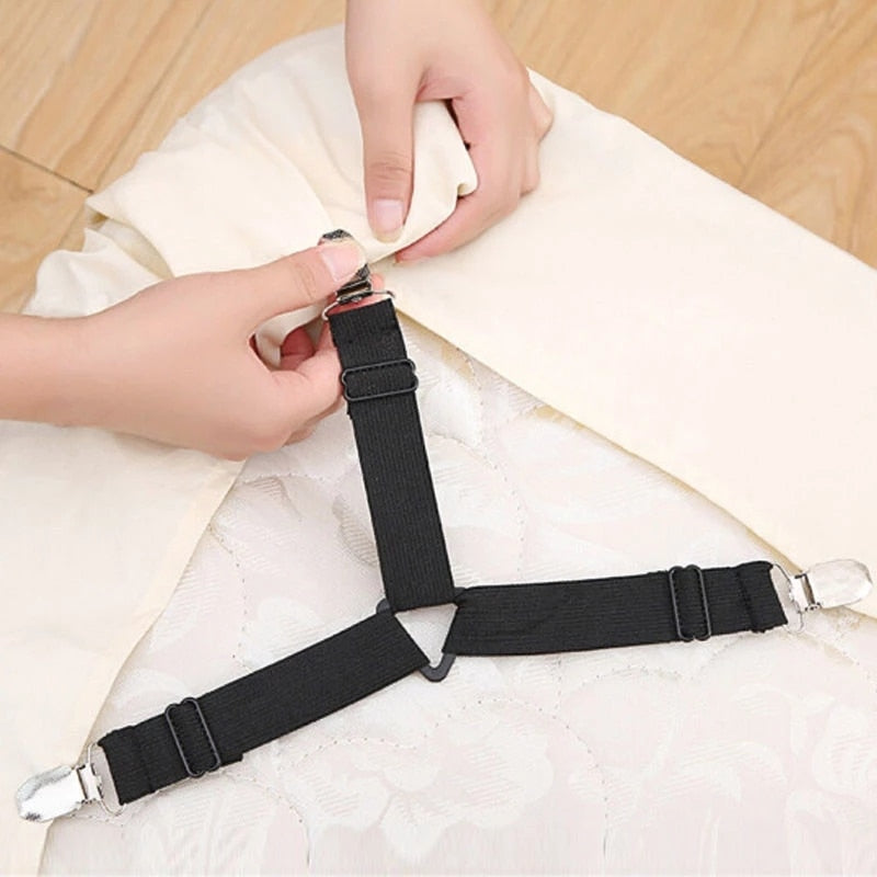 Bed sheet grippers