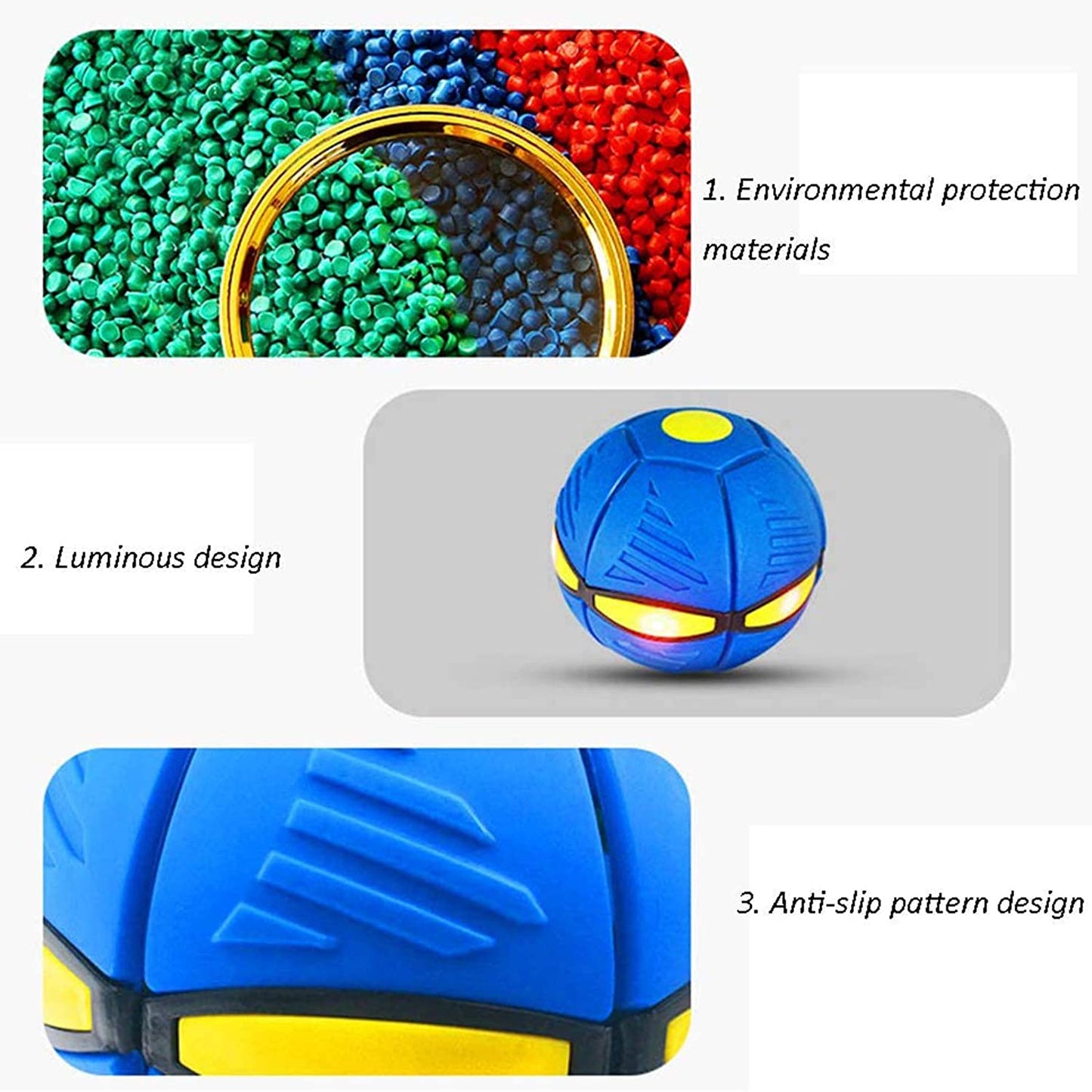 UFO deformation ball for outdoor play
