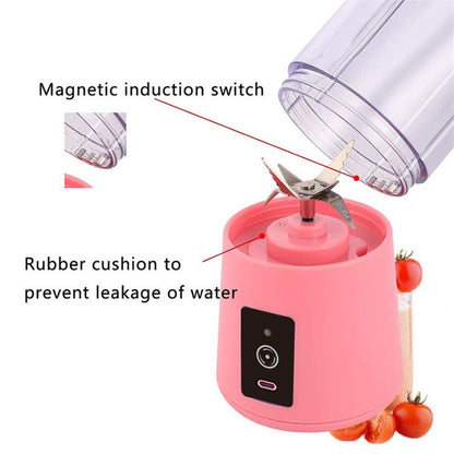 Compact electric juicer blender