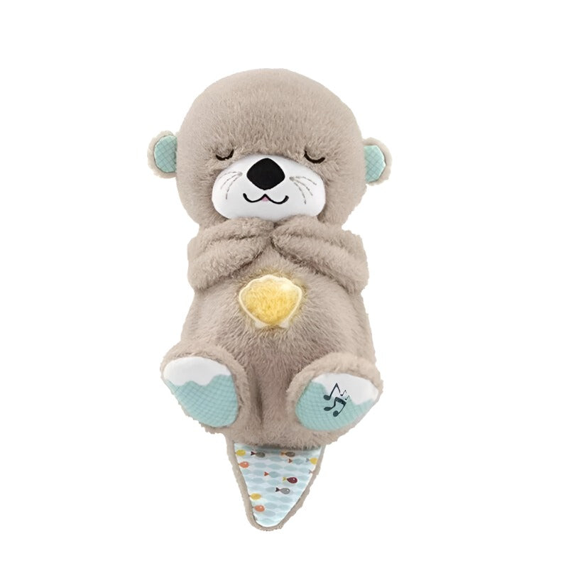 Quiet otter plush for bedtime