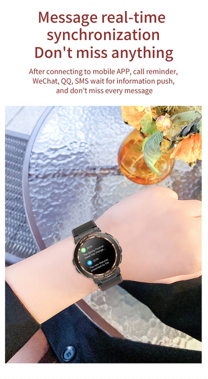 Stylish women's smartwatch with notifications