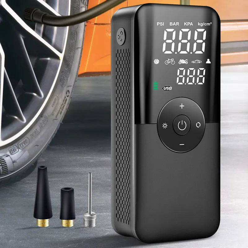 Portable tire pump