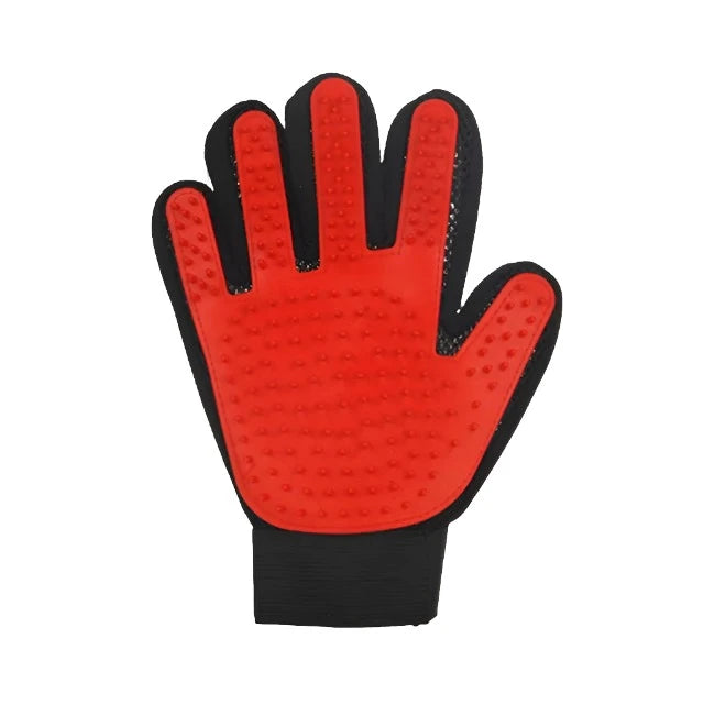 Dog brush gloves