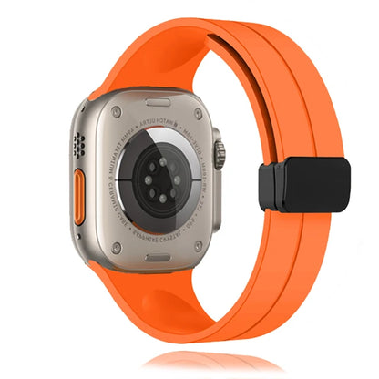 Magnetic Silicone Band in orange