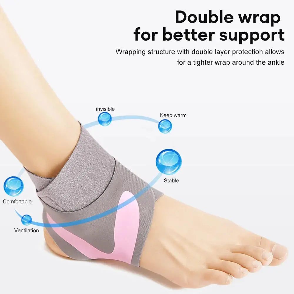 Comfortable fit of the ankle brace