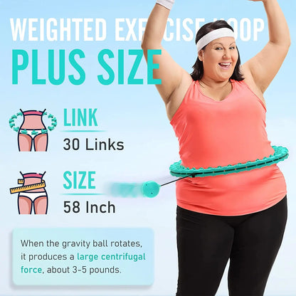 Achieve Results with Infinity Circle Weight Loss Hula Hoop Plus