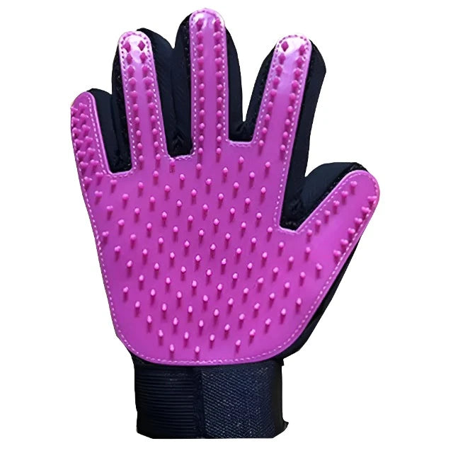 Easy pet grooming gloves