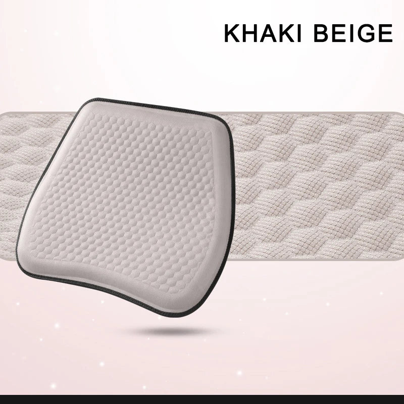 Gel seat cushion with breathable fabric