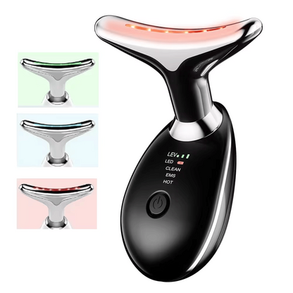 User-friendly controls on LiftPro™ Facial Massager device.