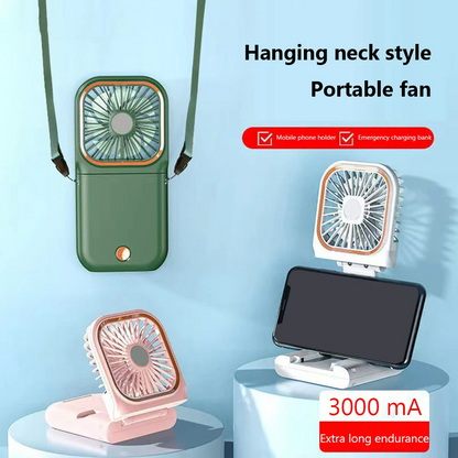 Stylish portable neck fan