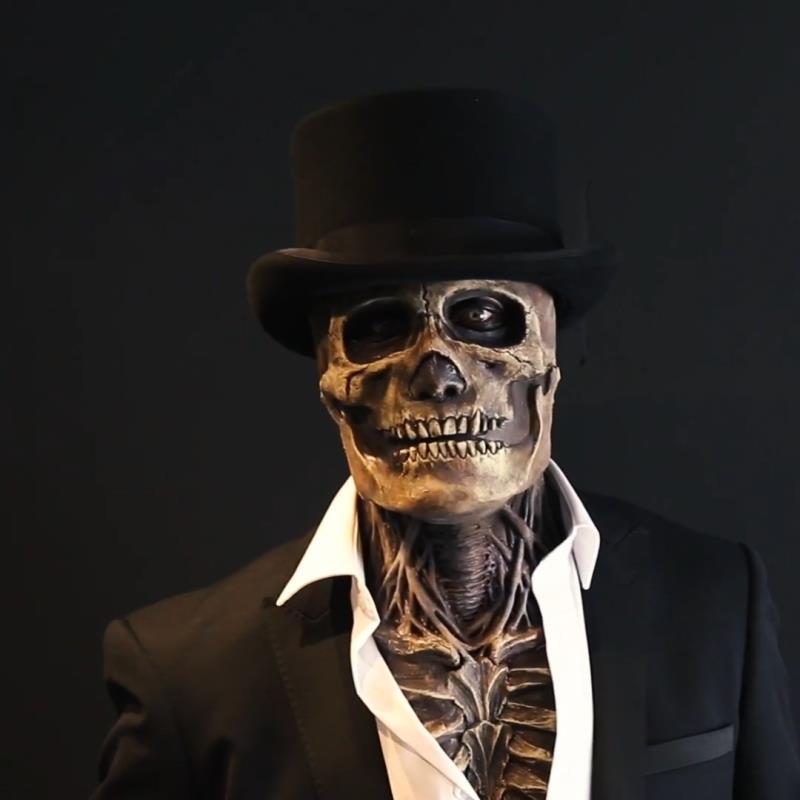 Skeleton mask for Halloween costume